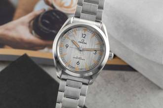 Thumbnail von Omega Seamaster Railmaster Stahl Automatik Herrenuhr Ref. 220.10.40.20.06.001 B&P 2021