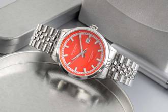 Thumbnail von Bruno Söhnle Glashütte Turin Staal Automaat herenhorloge Ref 17-12230-840 B&P Nieuw