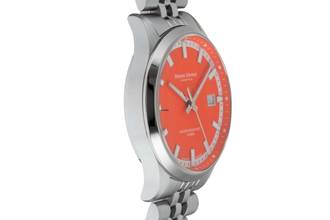 Thumbnail von Bruno Söhnle Glashütte Turin Staal Automaat herenhorloge Ref 17-12230-840 B&P Nieuw