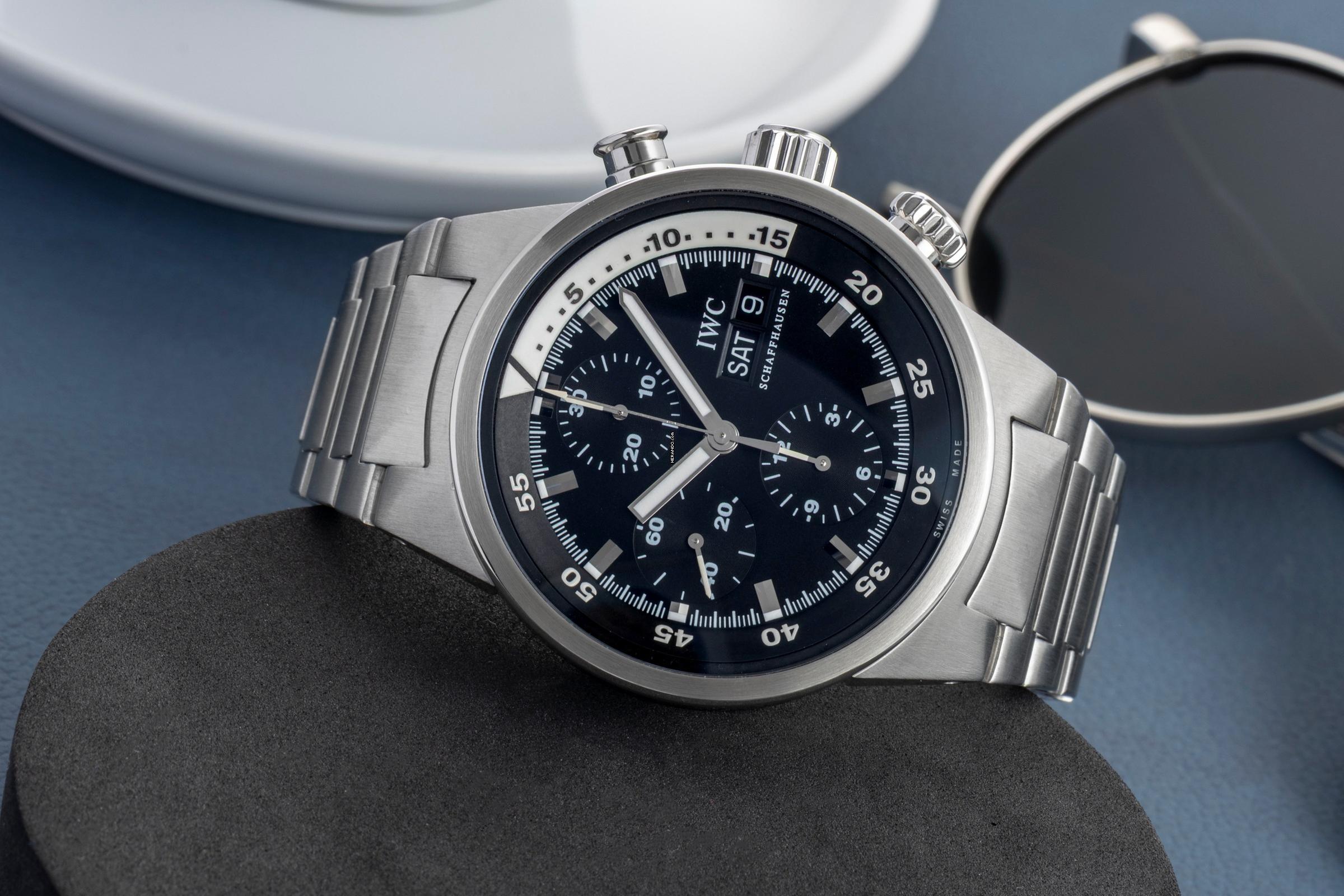 IWC Aquatimer Chronograph Stahl Automatik Herrenuhr Ref. IW371928 Box