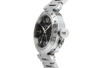 Thumbnail von Cartier Pasha C GMT Big Date Automatik Stahl Herrenuhr Ref. W31049M7