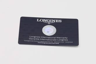 Thumbnail von Longines Record стальные автоматические мужские часы Ref. L2.821.4.11.2 документы 2023