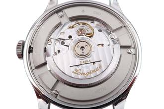 Thumbnail von Longines Record стальные автоматические мужские часы Ref. L2.821.4.11.2 документы 2023