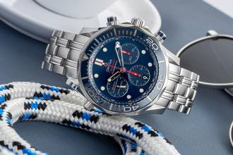 Thumbnail von Omega Seamaster Diver 300 M Chronograaf 44MM Ref. 212.30.44.50.03.001 B&P
