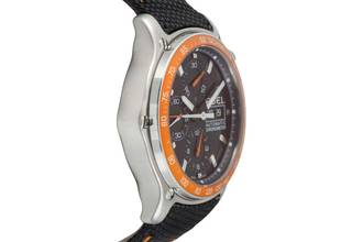 Thumbnail von Ebel 1911 Discovery Chronograph en acier automatique réf. E9750L62 1215889 B&P 2009