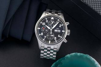 Thumbnail von IWC Uçuş Saati Spitfire Kronograf Pilot Spitfire Kronograf Otomatik Çelik Erkek Saati IW377719 Evraklar 2016