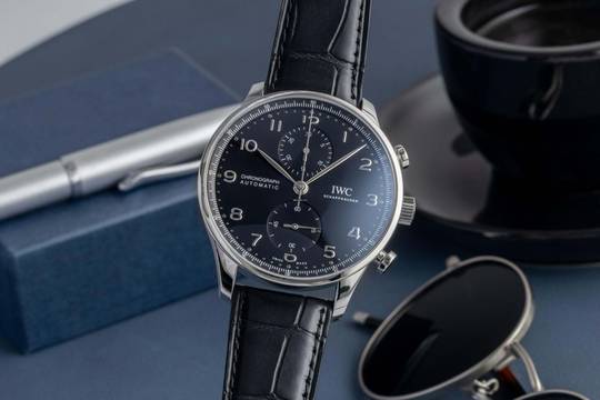  IWC Portugieser Chronograph Automatik Stahl Ref. IW371609 B&P 2021 