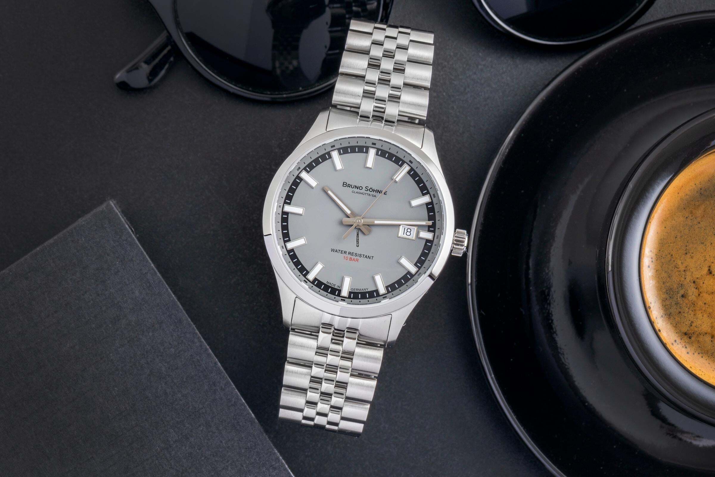 Bruno Söhnle Glashütte Turin Çelik Otomatik Erkek Saatı Ref 17-12230-840 B&P Yeni