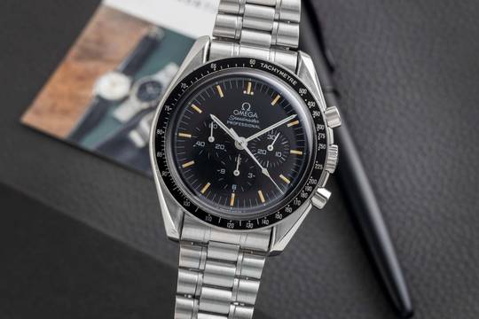 Omega Speedmaster Professional Moonwatch Chronograph Stahl Handaufzug Ref. 3590.50.00 B&P 