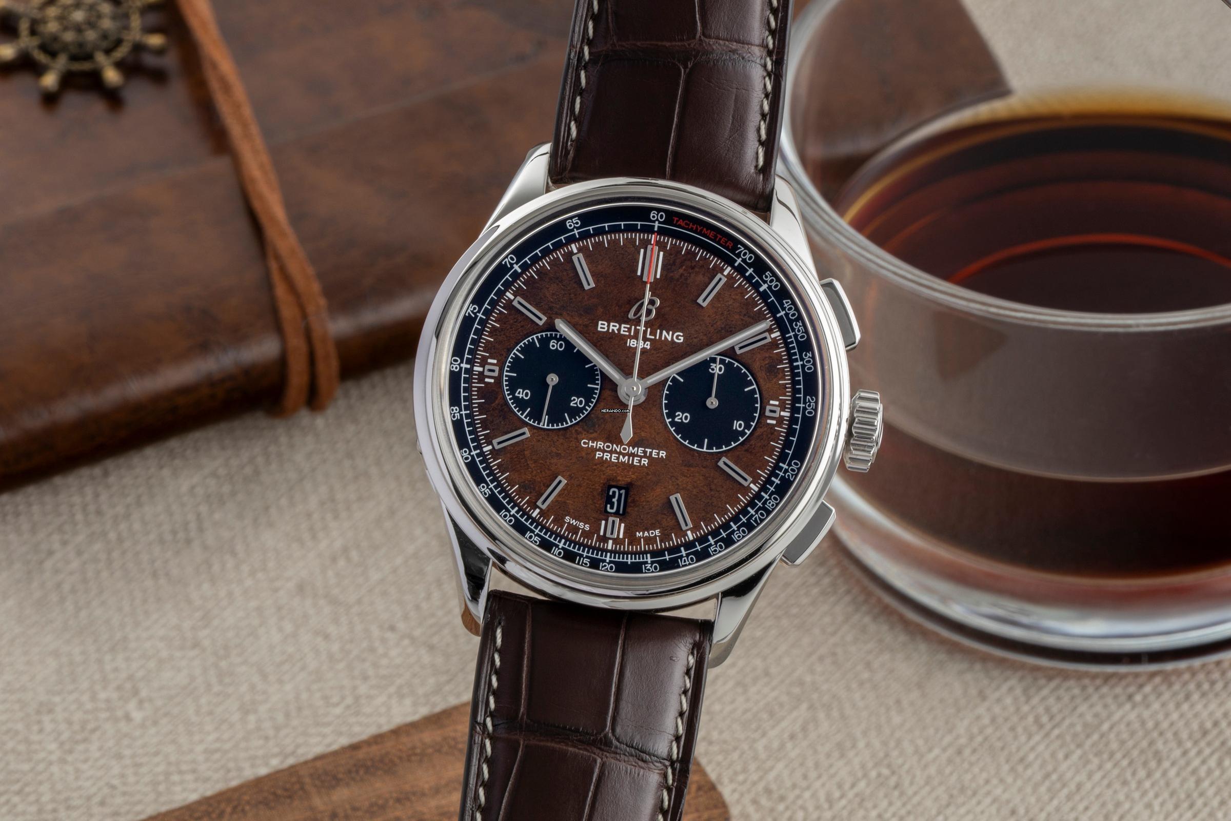 ブライトリング プレミア B01 クロノグラフ ステンレス 自動巻き Ref. AB01181A1Q1X1 限定