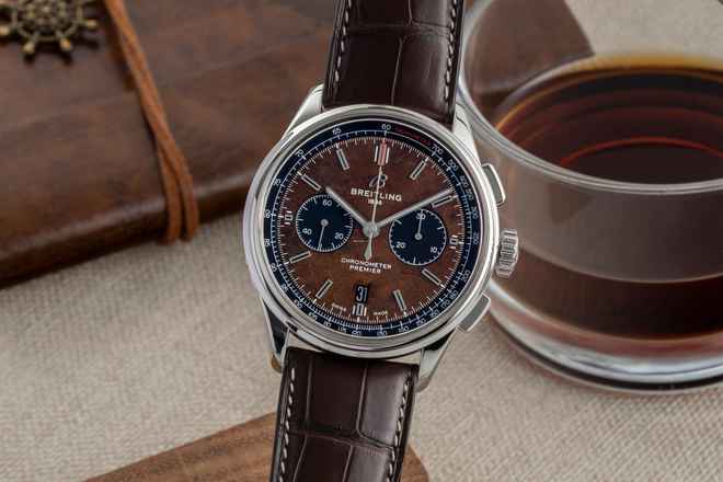 Breitling Premier B01 Chronographe en acier Automatique Réf. AB01181A1Q1X1 Limitée