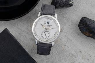 Thumbnail von A. Lange & Söhne Langematik Sax-O-Mat 950 Platin Automatik Herrenuhr Ref 308.025