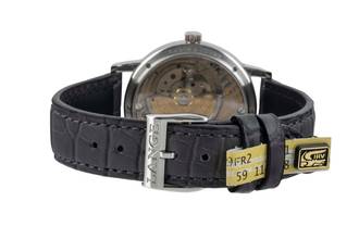 Thumbnail von A. Lange & Söhne Langematik Sax-O-Mat 950 Platin Automatik Herrenuhr Ref 308.025