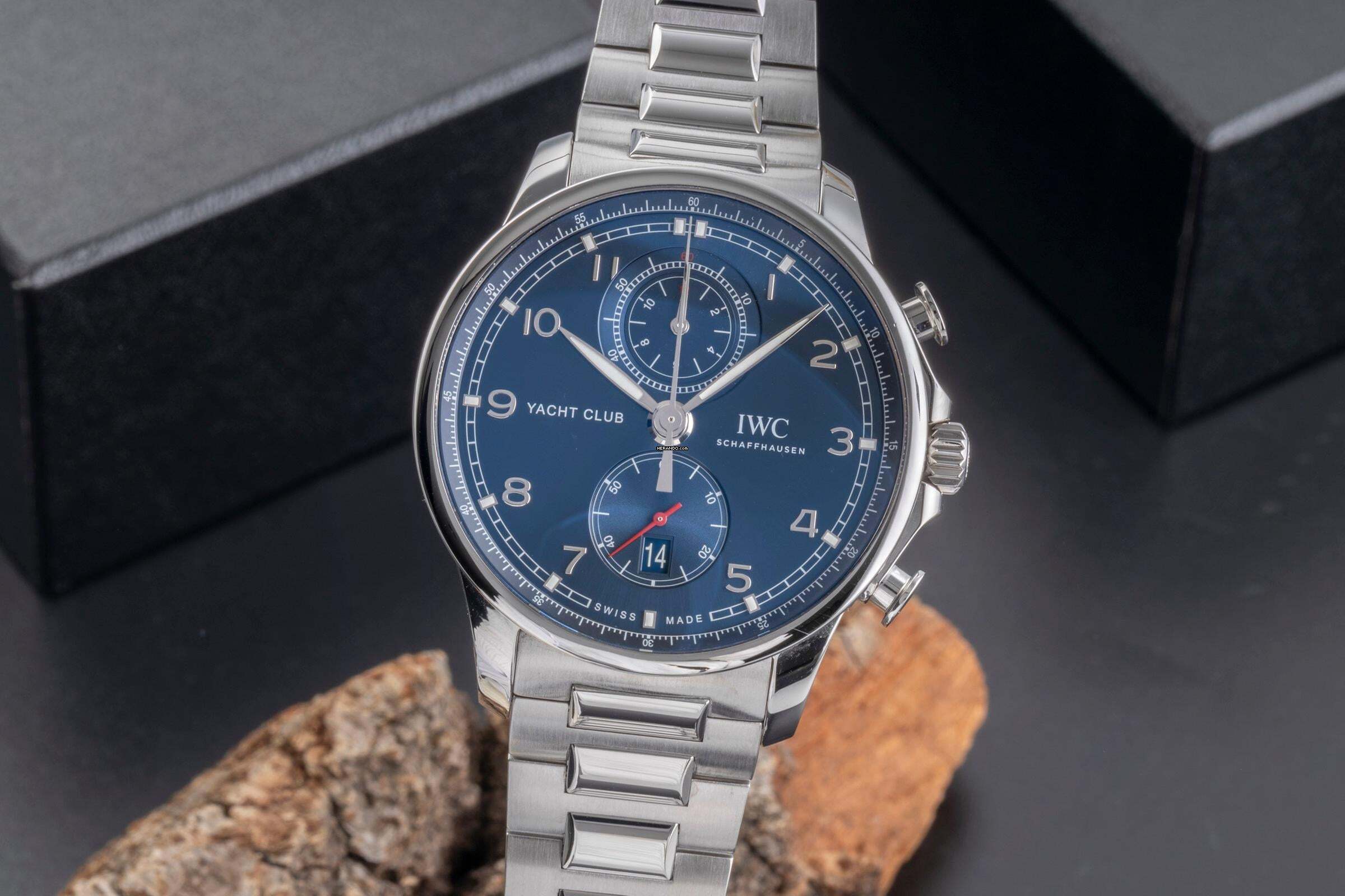 IWC Portugieser Yacht Club Chronograph Flyback Automatik Ref. IW390701 B&P 2020