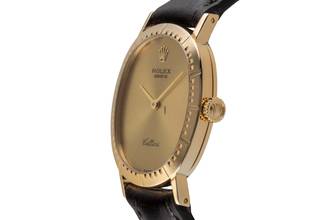 Thumbnail von Rolex Cellini 18k (0,750) Handaufzug Damenuhr Ref. 4047 Klassiker