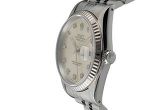 Thumbnail von Rolex Datejust 36 White Diamond Dial Stahl Weissgold Automatik Ref 16234 X-Serie