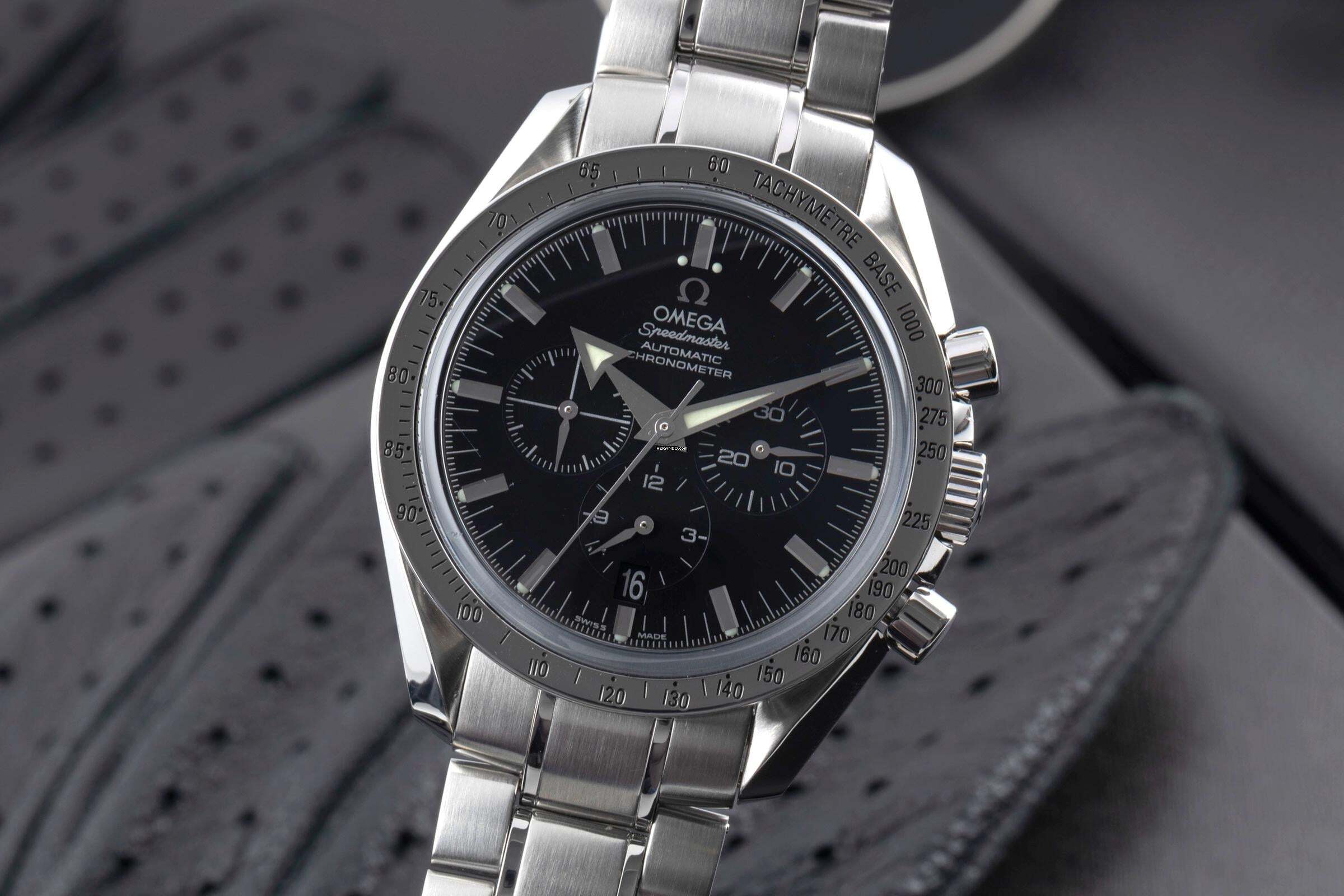 Omega Speedmaster Broad Arrow Chronograph Automatyczny Męski Zegarek 3551.50.00 Pudełko