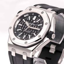 Thumbnail von Audemars Piguet Royal Oak Offshore Diver 42 – 15703ST.OO.A002CA.01 – jak NOWY – 08/2014 Pełny zestaw