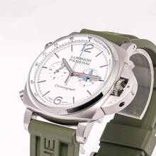 Thumbnail von Panerai Luminor Chrono 44 – PAM 01218 – jak NOWY – 11/2025 Pełny zestaw