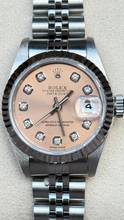 Thumbnail von Rolex Lady-Datejust Top ! pink diamond dial incl rolex offic service card 2023