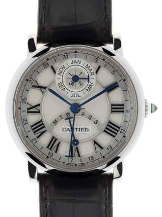  Cartier Rotonde de Cartier 18 k White Gold 2010s 