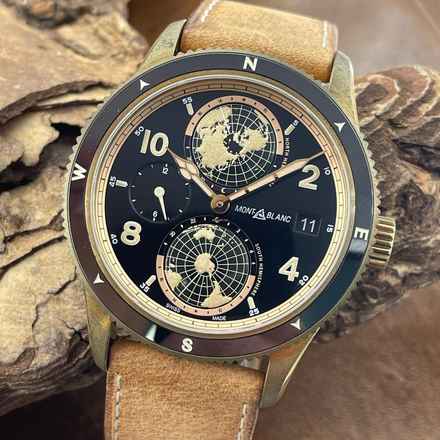  Montblanc 1858 1858 Geosphere - NEUWARE - FULLSET - Ref. MB 117840 NEW Full Set with EU-papers 