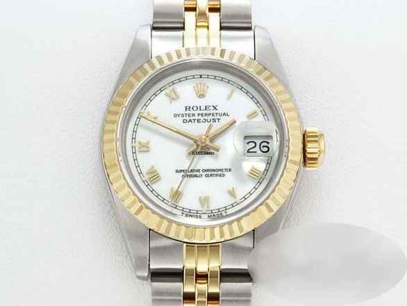  Rolex Lady-Datejust Edelstahl Gelbgold 750 Automatik Gold Stahl Damen 