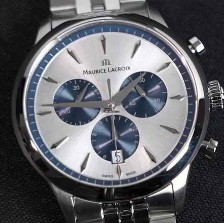 Maurice Lacroix 1975 QUARTER CHRONOGRAF 40MM NOWY PEŁNY ZESTAW