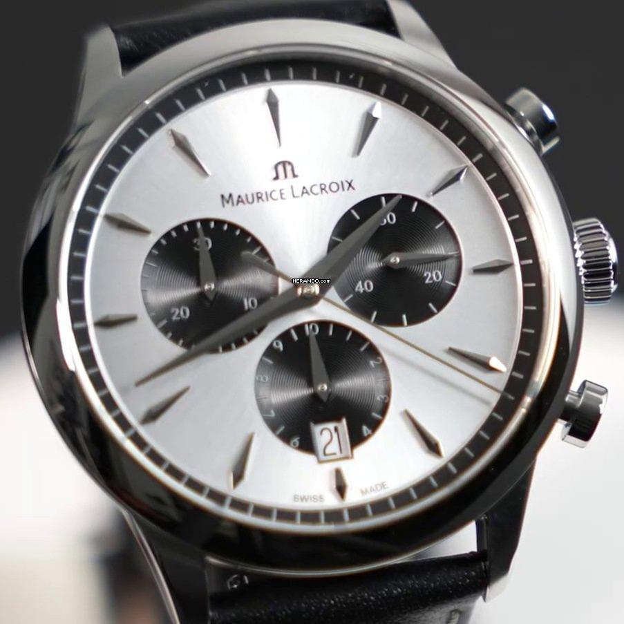 Maurice Lacroix 1975 QUARTZ CHRONOGRAPH 40MM NUOVO COMPLETO DI SET