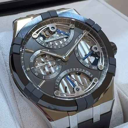 Maurice Lacroix AIKON AIKONIC MASTER TRIPLE RETROGRADE NOWY PEŁNY ZESTAW