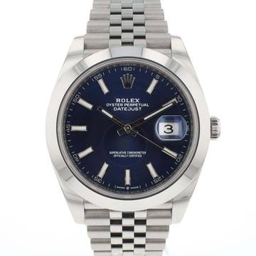  Rolex Datejust 41 Jubilee Blue Dial 