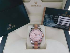 Thumbnail von Rolex Datejust 36 116201 Automatik 2008 Gold/Stahl Sehr gut