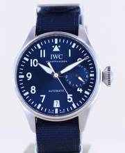 Thumbnail von IWC Große Fliegeruhr Big Pilot's Petit Prince Stahl Blue Dial 46mm 8-Tage Werk B+P