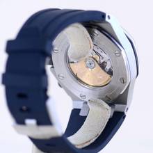 Thumbnail von Audemars Piguet Royal Oak Offshore Chronograph Blue Orange Automatic Glasboden B+P