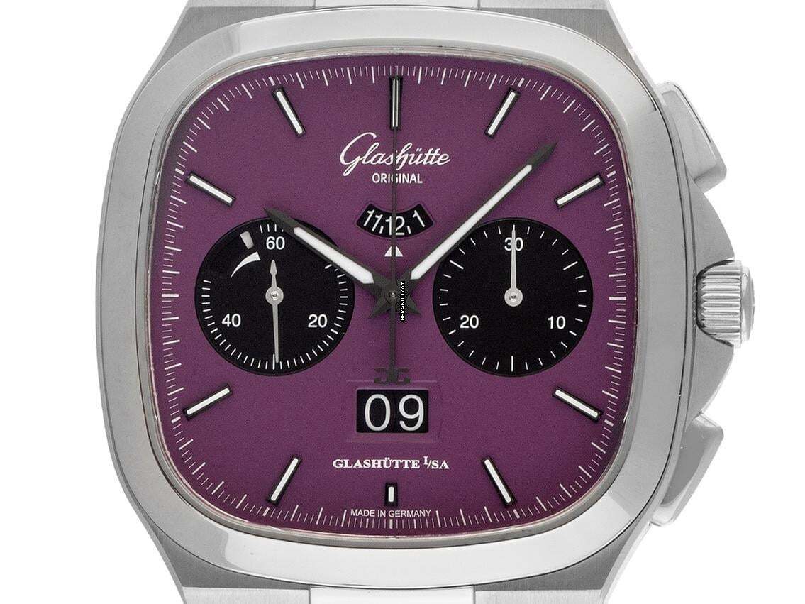 Glashütte Original Seventies Chronograph Panoramadatum Ref.1-37-02-20-02-70 2026 Full Set Ungetragen Seventies Chronograph Panoramadatum Limitiert