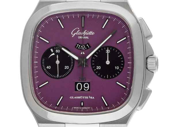  Glashütte Original Seventies Chronograph Panoramadatum Ref.1-37-02-20-02-70 2026 Full Set Ungetragen Seventies Chronograph Panoramadatum Limitiert 