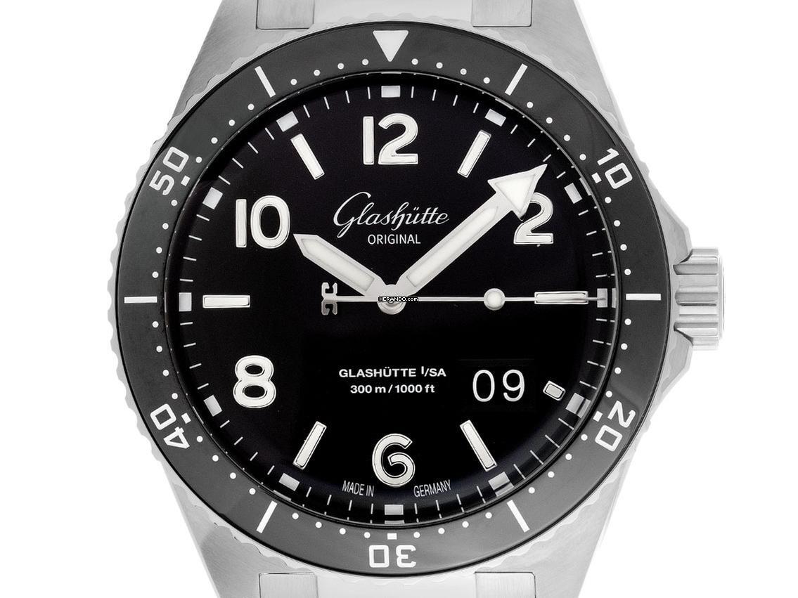 Glashütte Original SeaQ Panoramadatum Panorama Date Ref.1-36-13-01-80-70 2026 Full Set Ungetragen SeaQ Panorama Date