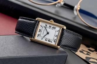 Thumbnail von Cartier Tank Louis Cartier LM 18k (0,750) Gold Medium Size Ref. W1512856 88105