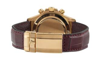 Thumbnail von Rolex Daytona Chronograph 18k Gold Black Diamond Dial Ref. 116518 P-Serie