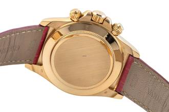 Thumbnail von Rolex Daytona Chronograph 18k Gold MOP Dial Herrenuhr Ref. 16518 B&P 1999 LC100