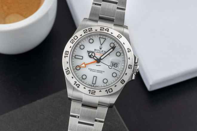  Rolex Explorer II Automatik Edelstahl Herrenuhr Ref. 226570 Box & Papiere 2024 