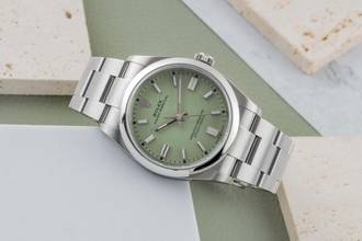 Thumbnail von Rolex Oyster Perpetual 36 Pistachio Stahl Automatik Herrenuhr Ref. 126000 B&P 2026