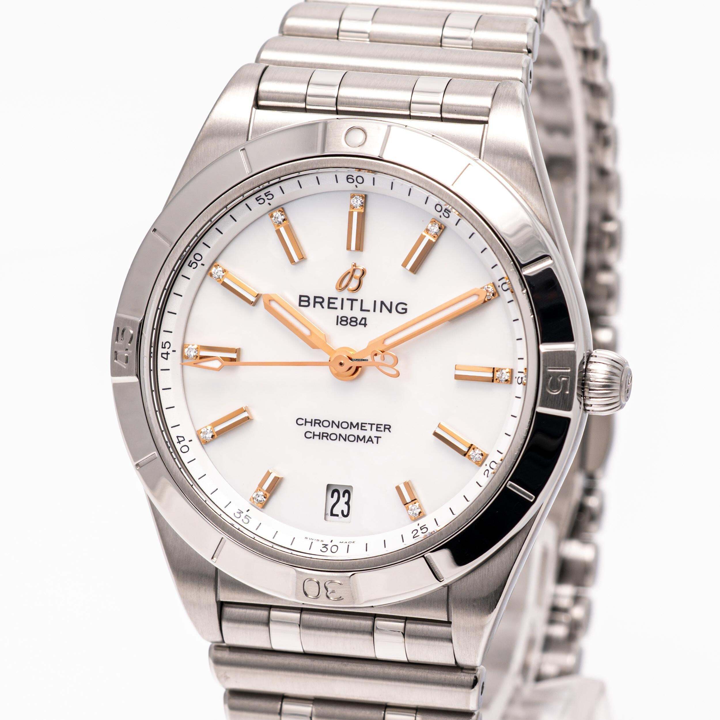 Breitling Chronomat 36 – A10380101A4A1 – like NEW – 05/2023 Full Set