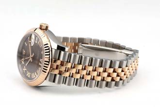 Thumbnail von Rolex Datejust 31 Chocolate Roman Dial - Jubilee Bracelet - Diamonds 278271 2022