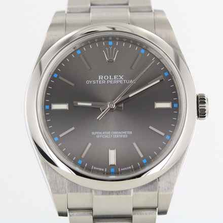  Rolex Oyster Perpetual 39 Full Set//Ref.114300//Rhodium Dial//2017//#776 