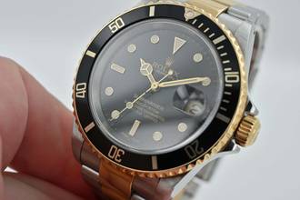 Thumbnail von Rolex Submariner Date 16613 Steel Gold 16613LN K-Series Rehaut LC170