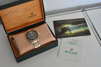 Thumbnail von Rolex Submariner Date 16613 Steel Gold 16613LN K-Series Rehaut LC170
