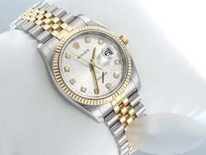 Thumbnail von Rolex Datejust 36 36mm 116233 2018 Diamanten Stahl Gelbgold 750 Automatik