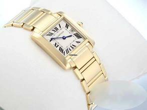 Thumbnail von Cartier Tank Française Gelbgold 750 Lady Damen 18kt Yellow Gold