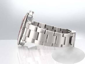 Thumbnail von Rolex GMT-Master II Stahl 16710 2000 Coke Automatik Edelstahl Herrenuhr Stainless Steel Oyster-band Chronometer Black Dial